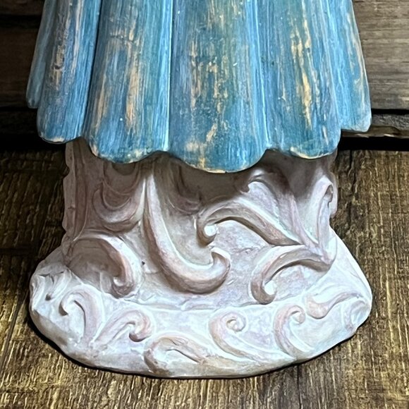 Old Time Pottery Decor 3 Angels w/ Instruments Figurines Polystone 12" - Picture 4 of 16